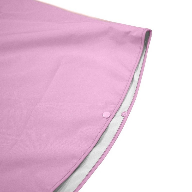 Poncho impermeabile viola decorato con unicorno per bambini, facile da richiudere e da pulire